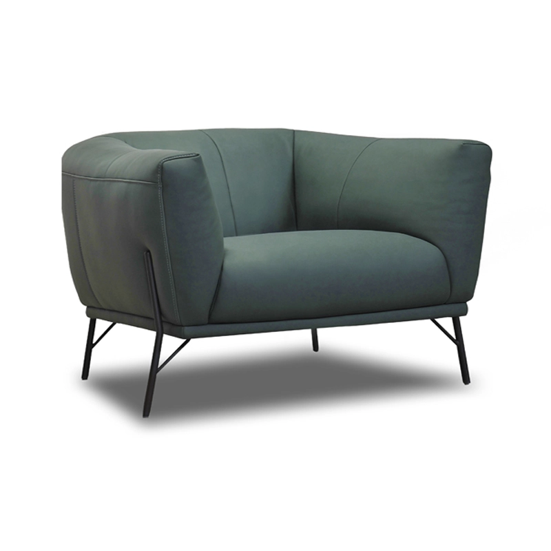 Fauteuil en cuir TANIA