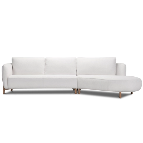 Canapé d\'angle en tissu LUANA