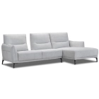 Canapé d'angle avance-recule en tissu MAELYA