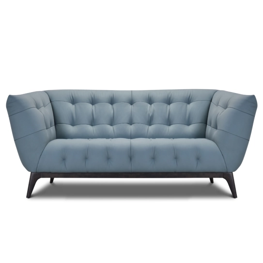 Canap&eacute; droit en cuir NOLA