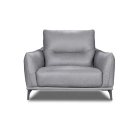 Fauteuil avance-recule en cuir MAELYA