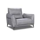 Fauteuil avance-recule en cuir MAELYA