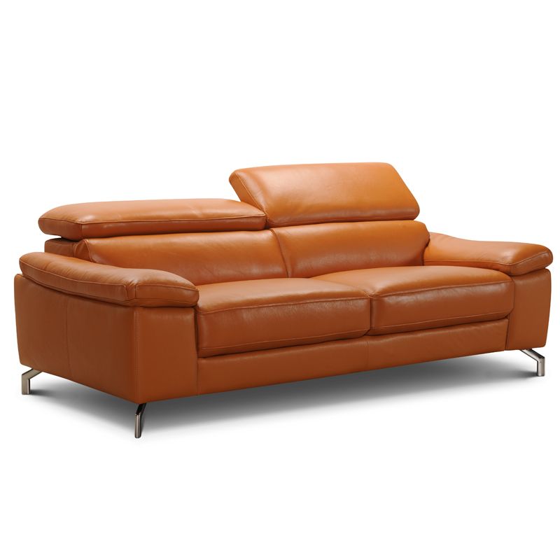 Canap&eacute; droit relax en cuir MOA