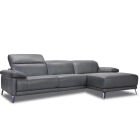 Canapé cuir d'angle relax Nicolo