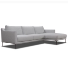 Canapé d'angle en tissu GOYA