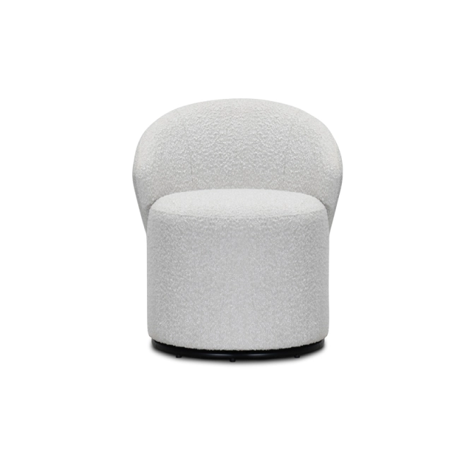 Fauteuil en tissu pivotant CARBEA