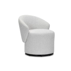 Fauteuil en tissu pivotant CARBEA