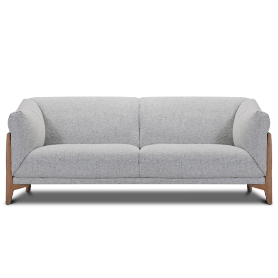 Canapé droit en tissu LISEA