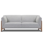 Canapé droit en tissu LISEA