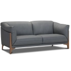 Canapé droit en cuir LISEA