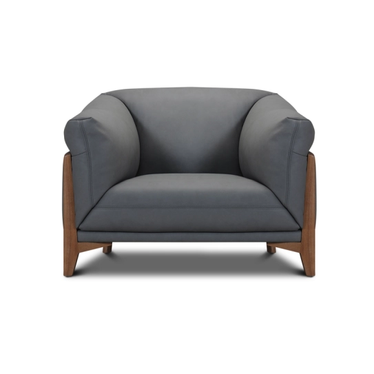 Fauteuil en cuir LISEA