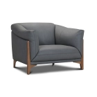 Fauteuil en cuir LISEA