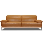 Canapé droit en cuir BELUNA