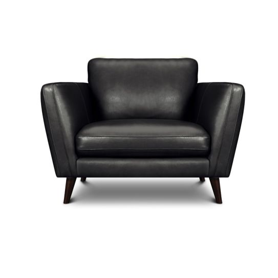 Fauteuil en cuir MERIMEE