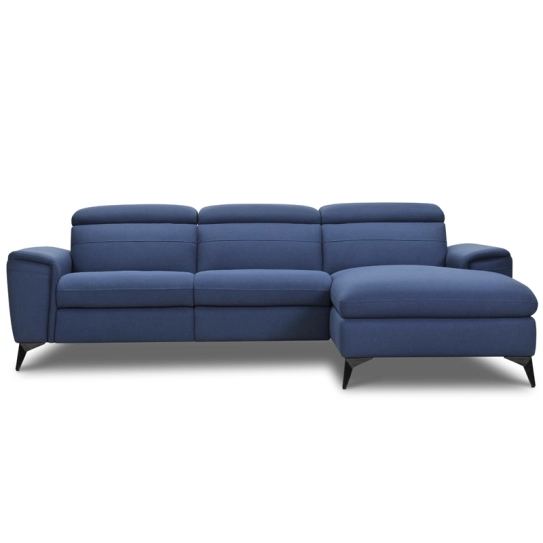 Canapé d\'angle relax en tissu BELLINI