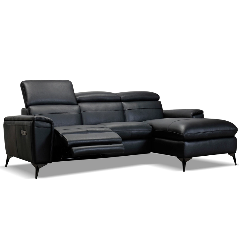 Canapé d'angle relax en cuir BELLINI