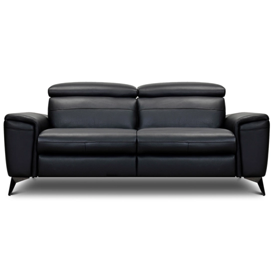 Canapé droit relax en cuir BELLINI