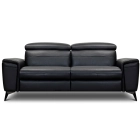 Canapé droit relax en cuir BELLINI