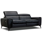 Canapé droit relax en cuir BELLINI