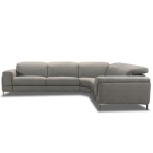 Canapé d'angle en tissu ADAM