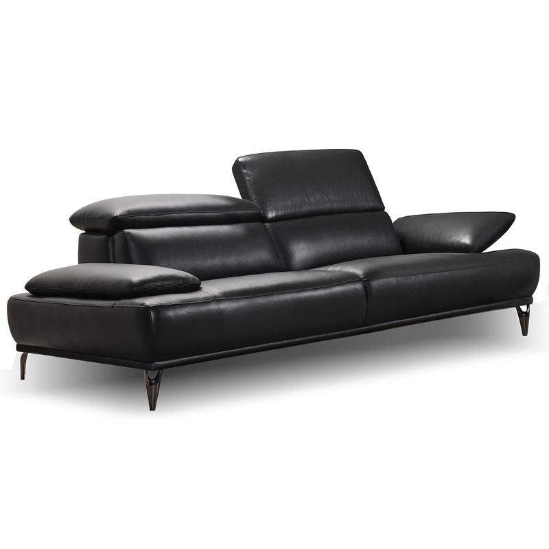 Canapé droit en cuir BURLEY BASE CUIR Canapé droit en cuir BURLEY BASE CUIR