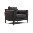 Fauteuil en cuir STAN