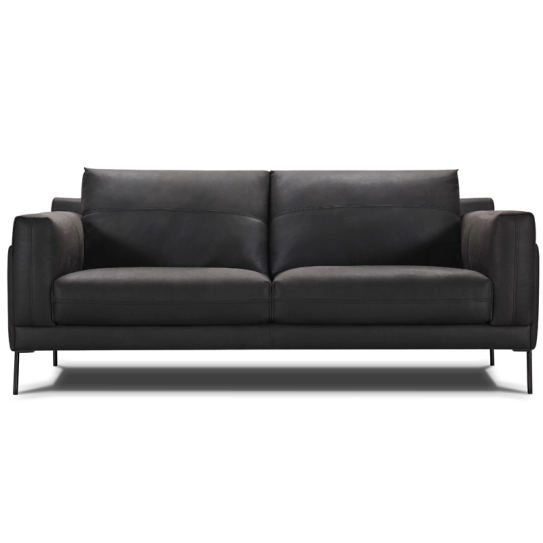 Canapé droit en cuir STAN