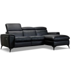 Canapé d'angle relax en cuir BELLINI