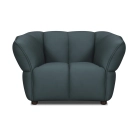 Fauteuil en cuir MILA
