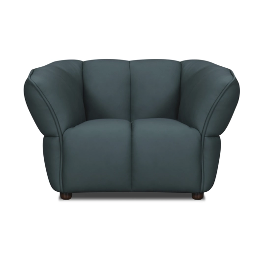 Fauteuil en cuir MILA