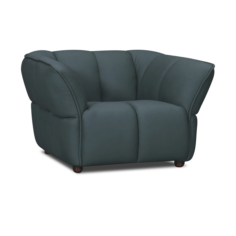 Fauteuil en cuir MILA