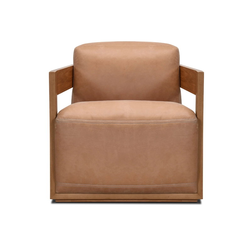 Fauteuil en cuir KALINA