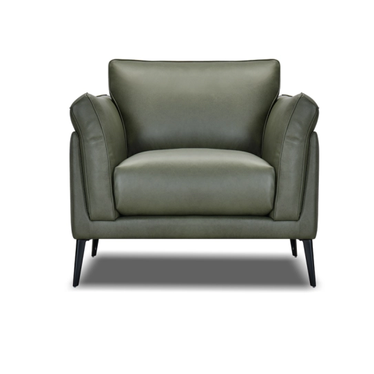Fauteuil en cuir MICHA