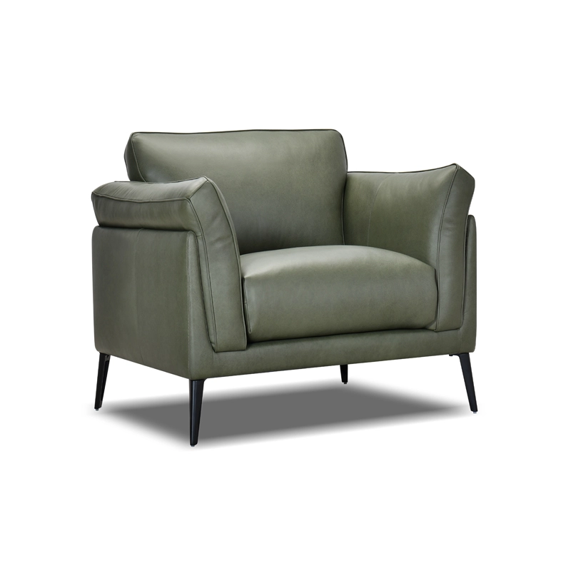 Fauteuil en cuir MICHA