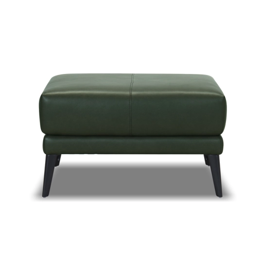 Pouf en cuir MICHA