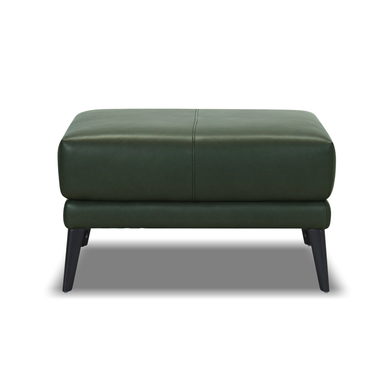 Pouf en cuir MICHA