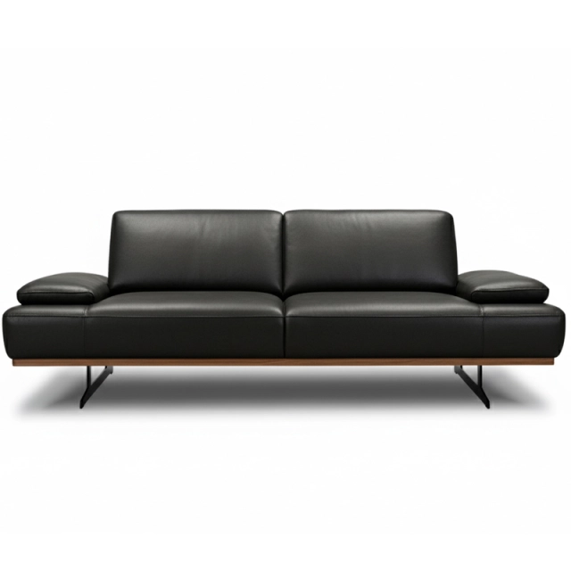 Canapé droit en cuir VENTO