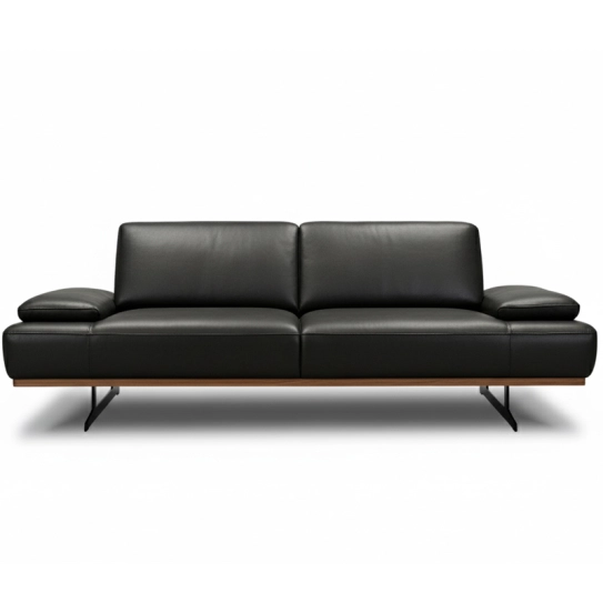 Canapé droit en cuir VENTO