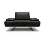 Fauteuil en cuir VENTO