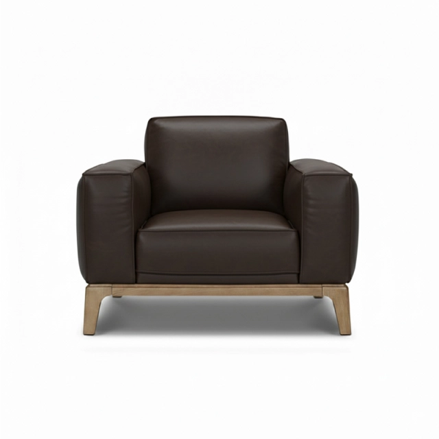 Fauteuil en cuir ELIO