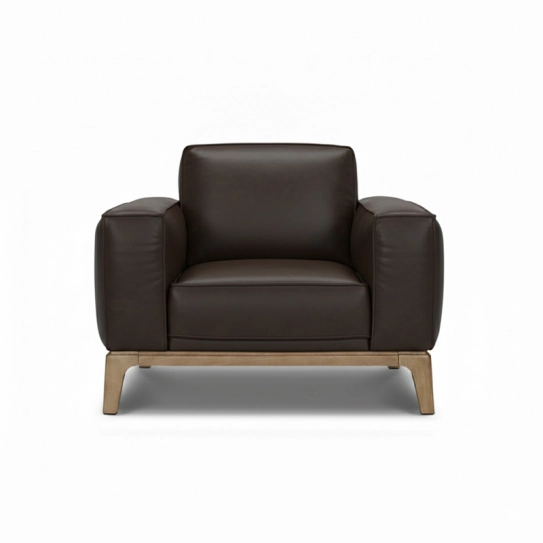 Fauteuil en cuir ELIO