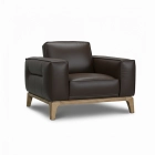 Fauteuil en cuir ELIO