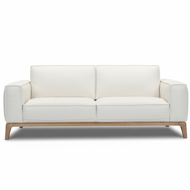 Canapé droit en cuir ELIO