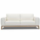 Canapé droit en cuir ELIO