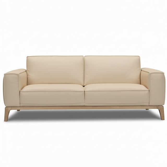 Canapé droit en cuir ELIO