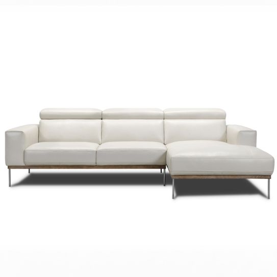 Canapé d\'angle en cuir SIMON