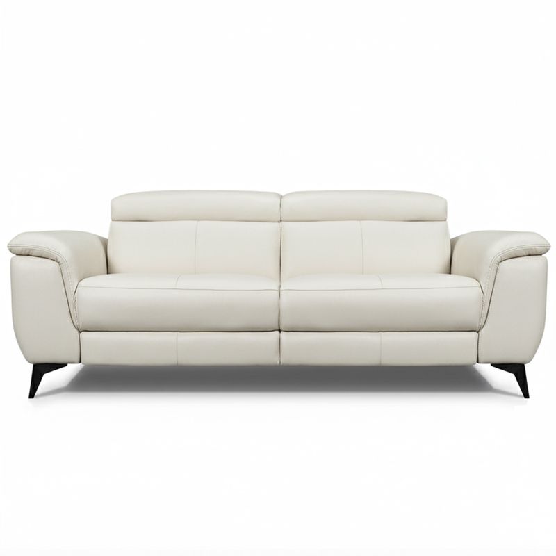 Canap&eacute; droit relax en cuir MARCUS