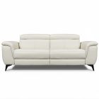 Canap&eacute; droit relax en cuir MARCUS