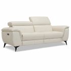 Canap&eacute; droit relax en cuir MARCUS