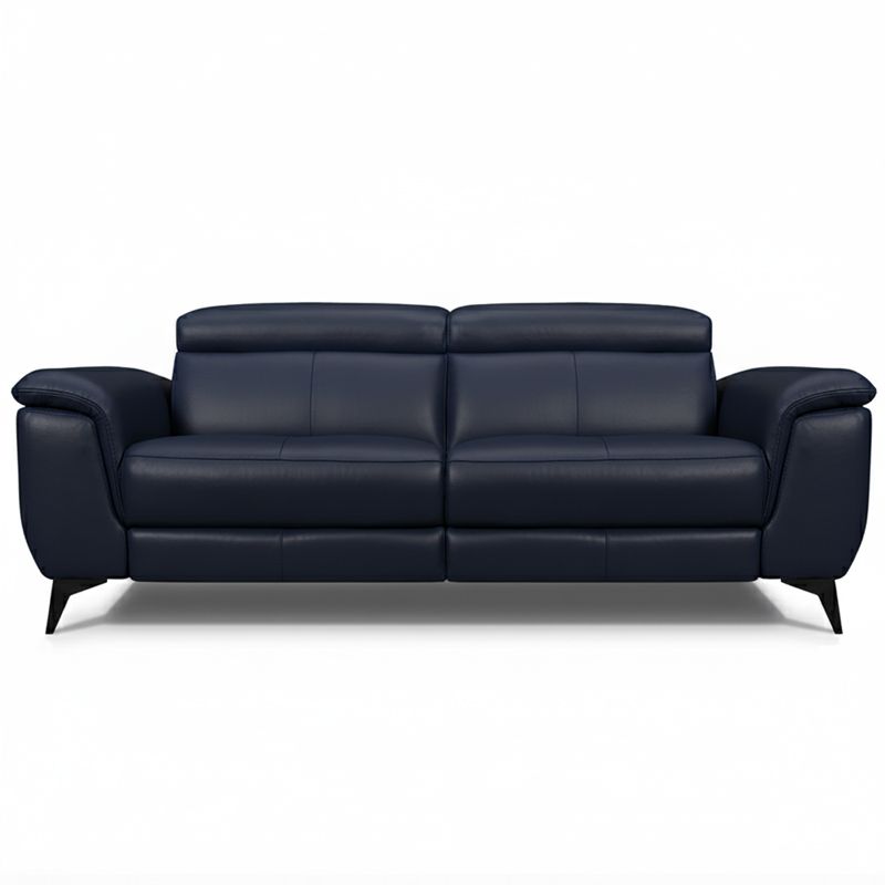 Canapé droit relax en cuir MARCUS